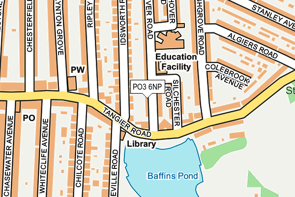 PO3 6NP map - OS OpenMap – Local (Ordnance Survey) PO3 6NP map - OS OpenMap – Local (Ordnance Survey)