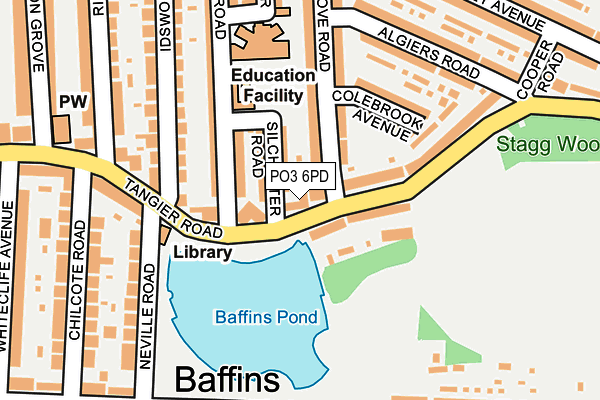 PO3 6PD map - OS OpenMap – Local (Ordnance Survey) PO3 6PD map - OS OpenMap – Local (Ordnance Survey)