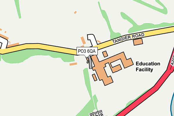 PO3 6QA map - OS OpenMap – Local (Ordnance Survey) PO3 6QA map - OS OpenMap – Local (Ordnance Survey)