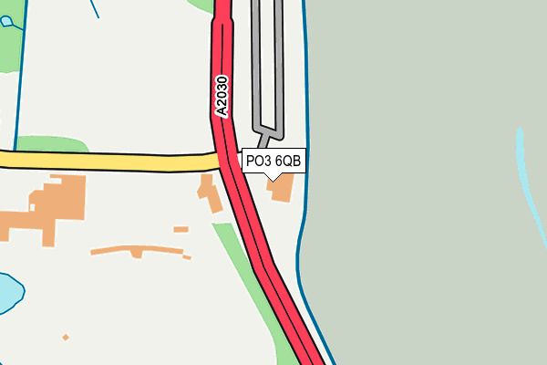 PO3 6QB map - OS OpenMap – Local (Ordnance Survey) PO3 6QB map - OS OpenMap – Local (Ordnance Survey)