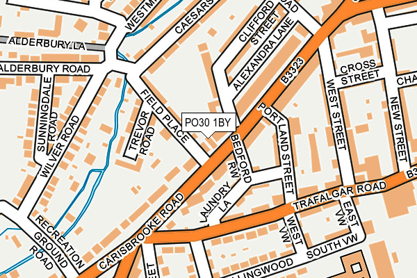 PO30 1BY map - OS OpenMap – Local (Ordnance Survey) PO30 1BY map - OS OpenMap – Local (Ordnance Survey)