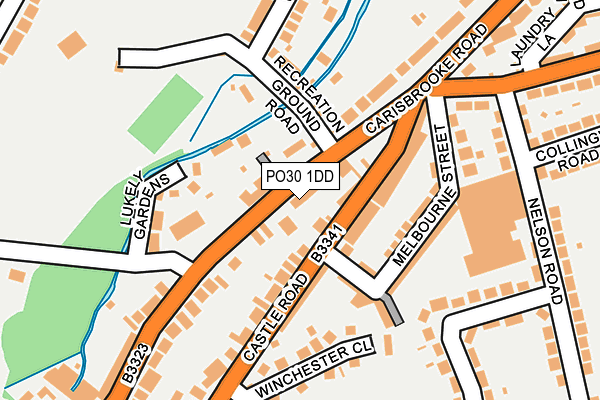 PO30 1DD map - OS OpenMap – Local (Ordnance Survey) PO30 1DD map - OS OpenMap – Local (Ordnance Survey)