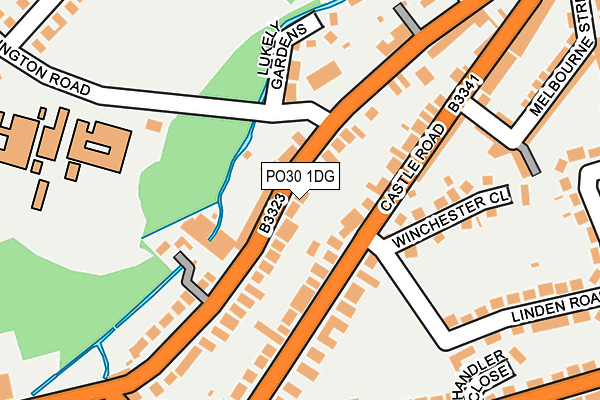 PO30 1DG map - OS OpenMap – Local (Ordnance Survey) PO30 1DG map - OS OpenMap – Local (Ordnance Survey)
