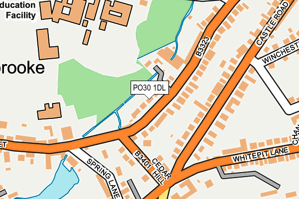 PO30 1DL map - OS OpenMap – Local (Ordnance Survey) PO30 1DL map - OS OpenMap – Local (Ordnance Survey)
