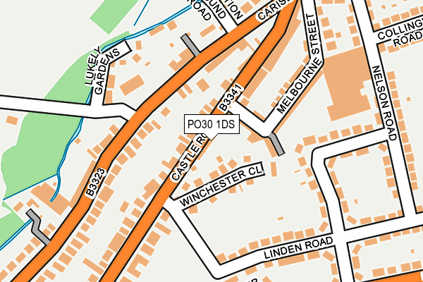 PO30 1DS map - OS OpenMap – Local (Ordnance Survey) PO30 1DS map - OS OpenMap – Local (Ordnance Survey)