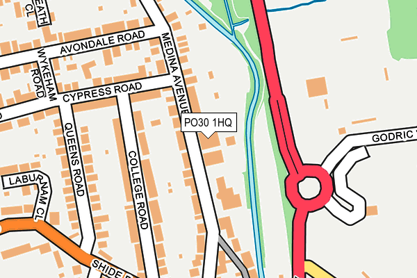 PO30 1HQ map - OS OpenMap – Local (Ordnance Survey) PO30 1HQ map - OS OpenMap – Local (Ordnance Survey)