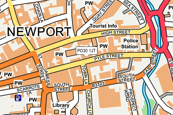 PO30 1JT map - OS OpenMap – Local (Ordnance Survey) PO30 1JT map - OS OpenMap – Local (Ordnance Survey)