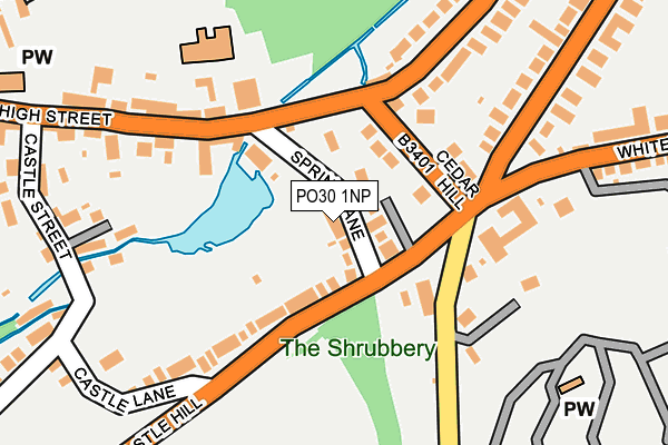 PO30 1NP map - OS OpenMap – Local (Ordnance Survey) PO30 1NP map - OS OpenMap – Local (Ordnance Survey)