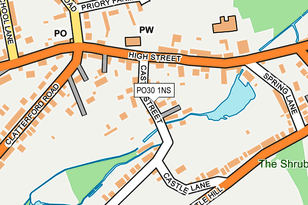 PO30 1NS map - OS OpenMap – Local (Ordnance Survey) PO30 1NS map - OS OpenMap – Local (Ordnance Survey)