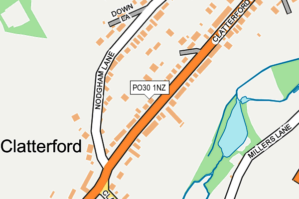 PO30 1NZ map - OS OpenMap – Local (Ordnance Survey) PO30 1NZ map - OS OpenMap – Local (Ordnance Survey)