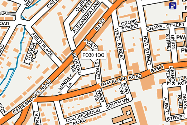 PO30 1QQ map - OS OpenMap – Local (Ordnance Survey) PO30 1QQ map - OS OpenMap – Local (Ordnance Survey)
