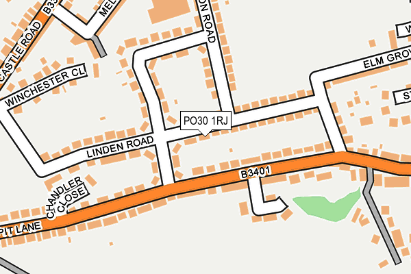 PO30 1RJ map - OS OpenMap – Local (Ordnance Survey) PO30 1RJ map - OS OpenMap – Local (Ordnance Survey)