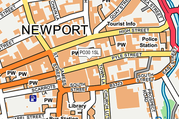 PO30 1SL map - OS OpenMap – Local (Ordnance Survey) PO30 1SL map - OS OpenMap – Local (Ordnance Survey)