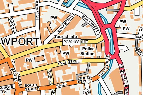 PO30 1SS map - OS OpenMap – Local (Ordnance Survey) PO30 1SS map - OS OpenMap – Local (Ordnance Survey)
