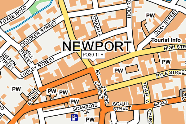 PO30 1TH map - OS OpenMap – Local (Ordnance Survey) PO30 1TH map - OS OpenMap – Local (Ordnance Survey)