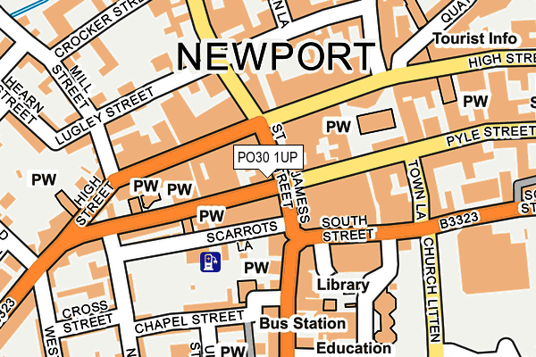 PO30 1UP map - OS OpenMap – Local (Ordnance Survey) PO30 1UP map - OS OpenMap – Local (Ordnance Survey)