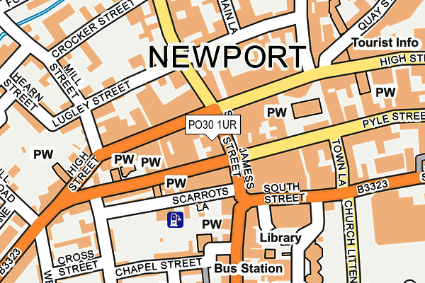 PO30 1UR map - OS OpenMap – Local (Ordnance Survey) PO30 1UR map - OS OpenMap – Local (Ordnance Survey)