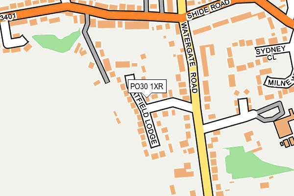 PO30 1XR map - OS OpenMap – Local (Ordnance Survey) PO30 1XR map - OS OpenMap – Local (Ordnance Survey)