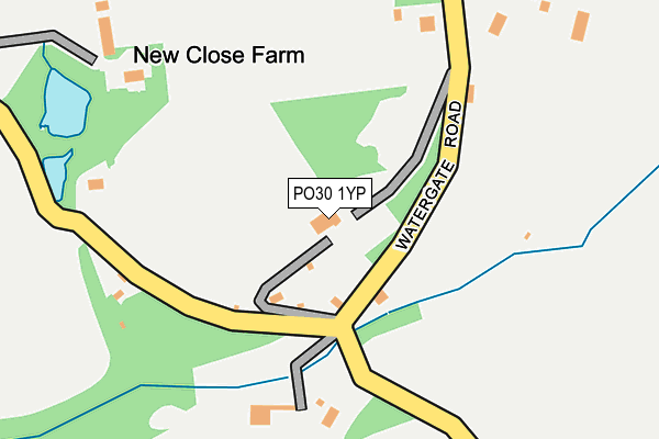 PO30 1YP map - OS OpenMap – Local (Ordnance Survey) PO30 1YP map - OS OpenMap – Local (Ordnance Survey)