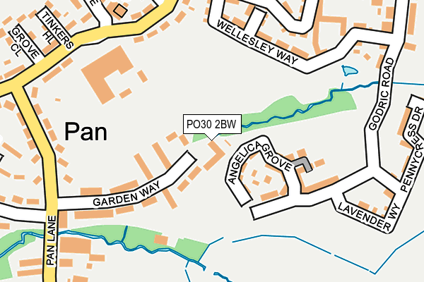 PO30 2BW map - OS OpenMap – Local (Ordnance Survey) PO30 2BW map - OS OpenMap – Local (Ordnance Survey)