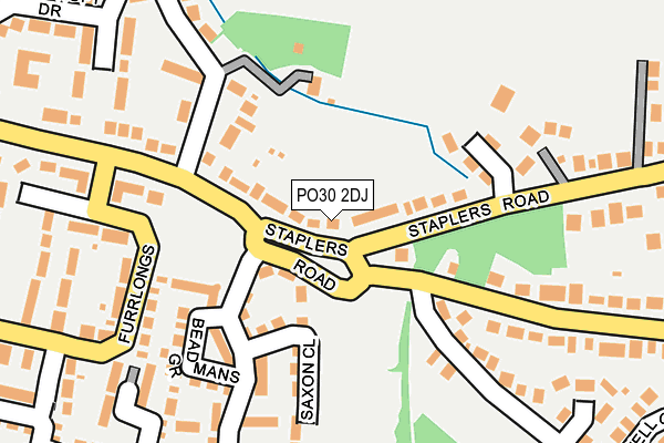 PO30 2DJ map - OS OpenMap – Local (Ordnance Survey) PO30 2DJ map - OS OpenMap – Local (Ordnance Survey)