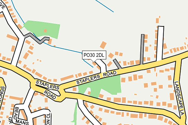 PO30 2DL map - OS OpenMap – Local (Ordnance Survey) PO30 2DL map - OS OpenMap – Local (Ordnance Survey)