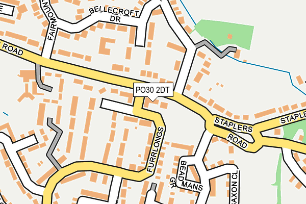 PO30 2DT map - OS OpenMap – Local (Ordnance Survey) PO30 2DT map - OS OpenMap – Local (Ordnance Survey)