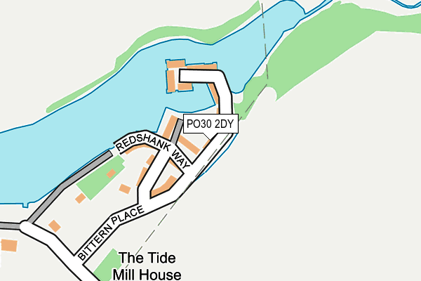 PO30 2DY map - OS OpenMap – Local (Ordnance Survey) PO30 2DY map - OS OpenMap – Local (Ordnance Survey)