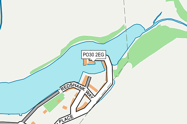 PO30 2EG map - OS OpenMap – Local (Ordnance Survey) PO30 2EG map - OS OpenMap – Local (Ordnance Survey)