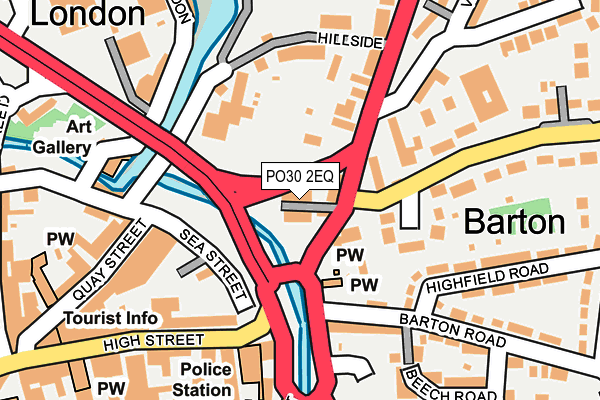 PO30 2EQ map - OS OpenMap – Local (Ordnance Survey) PO30 2EQ map - OS OpenMap – Local (Ordnance Survey)