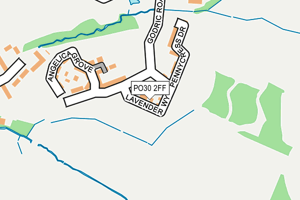 PO30 2FF map - OS OpenMap – Local (Ordnance Survey) PO30 2FF map - OS OpenMap – Local (Ordnance Survey)