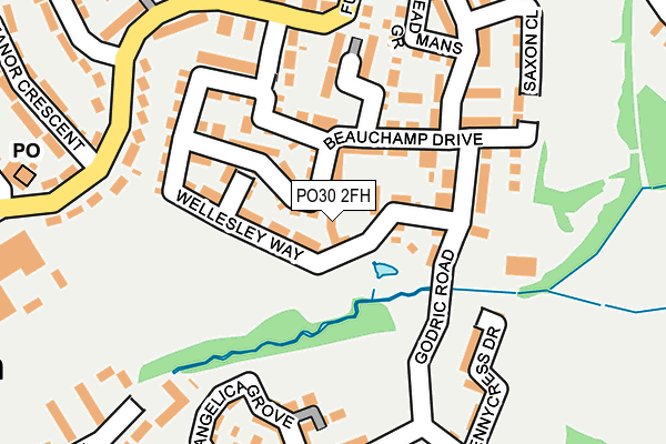 PO30 2FH map - OS OpenMap – Local (Ordnance Survey) PO30 2FH map - OS OpenMap – Local (Ordnance Survey)