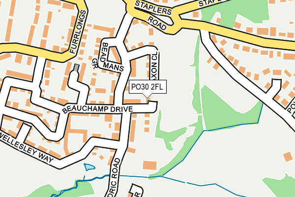 PO30 2FL map - OS OpenMap – Local (Ordnance Survey) PO30 2FL map - OS OpenMap – Local (Ordnance Survey)