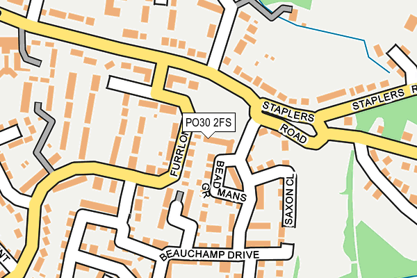 PO30 2FS map - OS OpenMap – Local (Ordnance Survey) PO30 2FS map - OS OpenMap – Local (Ordnance Survey)