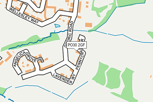 PO30 2GF map - OS OpenMap – Local (Ordnance Survey) PO30 2GF map - OS OpenMap – Local (Ordnance Survey)