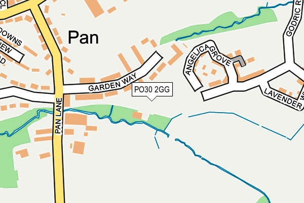 PO30 2GG map - OS OpenMap – Local (Ordnance Survey) PO30 2GG map - OS OpenMap – Local (Ordnance Survey)
