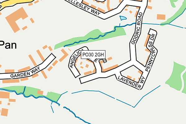 PO30 2GH map - OS OpenMap – Local (Ordnance Survey) PO30 2GH map - OS OpenMap – Local (Ordnance Survey)