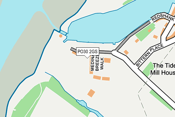PO30 2GS map - OS OpenMap – Local (Ordnance Survey) PO30 2GS map - OS OpenMap – Local (Ordnance Survey)