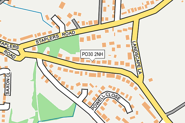 PO30 2NH map - OS OpenMap – Local (Ordnance Survey) PO30 2NH map - OS OpenMap – Local (Ordnance Survey)