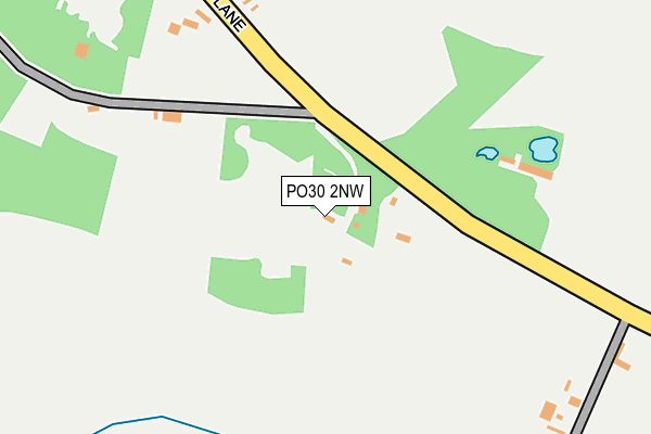PO30 2NW map - OS OpenMap – Local (Ordnance Survey) PO30 2NW map - OS OpenMap – Local (Ordnance Survey)