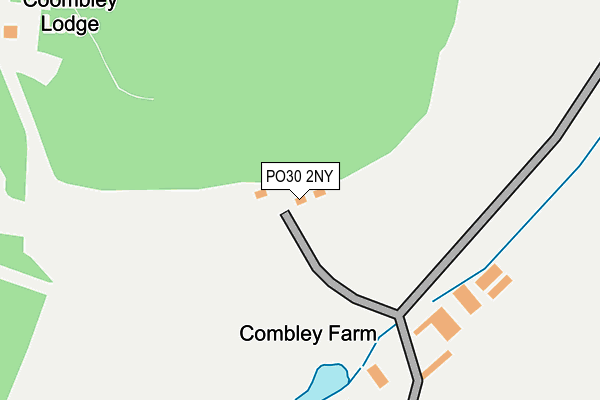 PO30 2NY map - OS OpenMap – Local (Ordnance Survey) PO30 2NY map - OS OpenMap – Local (Ordnance Survey)