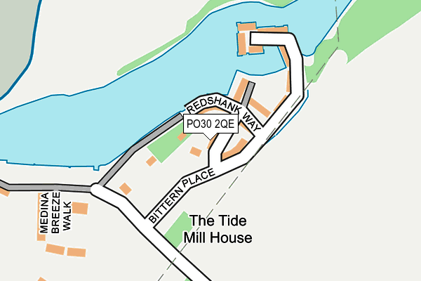 PO30 2QE map - OS OpenMap – Local (Ordnance Survey) PO30 2QE map - OS OpenMap – Local (Ordnance Survey)