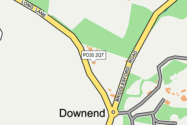 PO30 2QT map - OS OpenMap – Local (Ordnance Survey) PO30 2QT map - OS OpenMap – Local (Ordnance Survey)