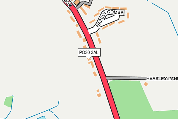 PO30 3AL map - OS OpenMap – Local (Ordnance Survey) PO30 3AL map - OS OpenMap – Local (Ordnance Survey)