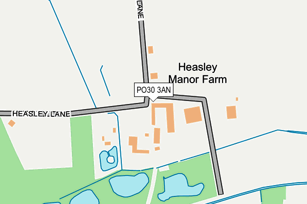 PO30 3AN map - OS OpenMap – Local (Ordnance Survey) PO30 3AN map - OS OpenMap – Local (Ordnance Survey)