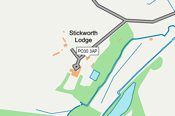PO30 3AP map - OS OpenMap – Local (Ordnance Survey) PO30 3AP map - OS OpenMap – Local (Ordnance Survey)