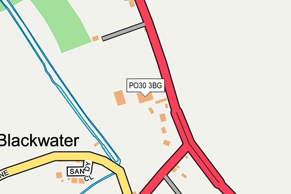 PO30 3BG map - OS OpenMap – Local (Ordnance Survey) PO30 3BG map - OS OpenMap – Local (Ordnance Survey)