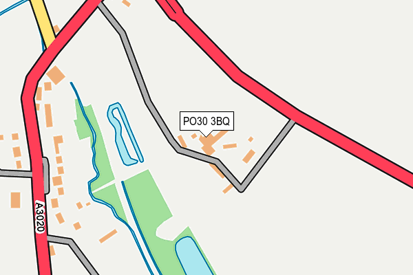 PO30 3BQ map - OS OpenMap – Local (Ordnance Survey) PO30 3BQ map - OS OpenMap – Local (Ordnance Survey)