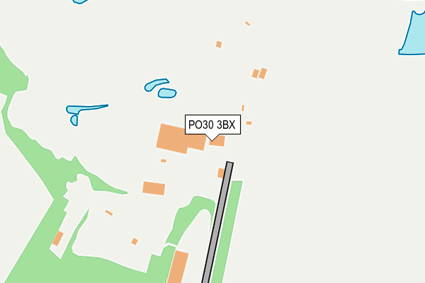 PO30 3BX map - OS OpenMap – Local (Ordnance Survey) PO30 3BX map - OS OpenMap – Local (Ordnance Survey)