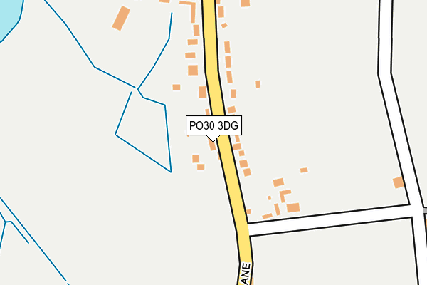 PO30 3DG map - OS OpenMap – Local (Ordnance Survey) PO30 3DG map - OS OpenMap – Local (Ordnance Survey)